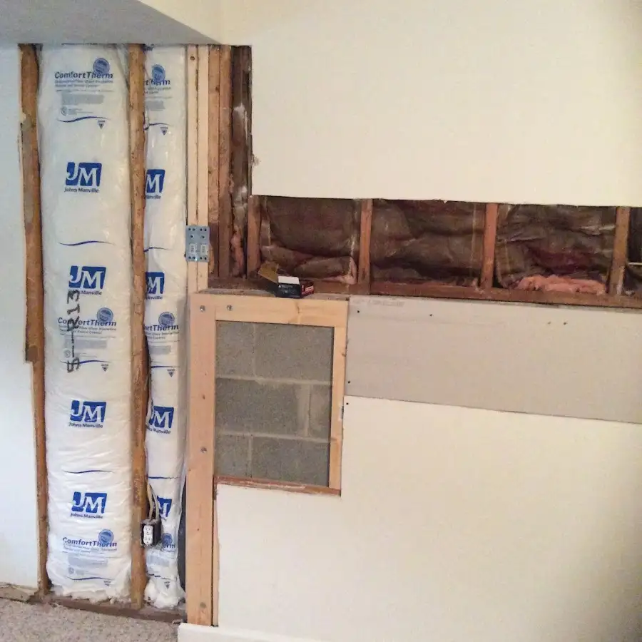 Wall insulation replacement during Odor Removal & Deodorization in Avon